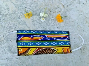 Colorful Floral, Woman's Face Mask, Washable, Breathable, One Layer Thin Cotton - Picture 1 of 5