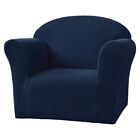 For Living Room Chair Couch Cover Plain Solid Color Sofa Cover Elastic Slipcover