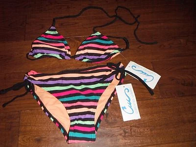 Bikini California Waves talla S a rayas nuevo con etiquetas Foto 1 de 4