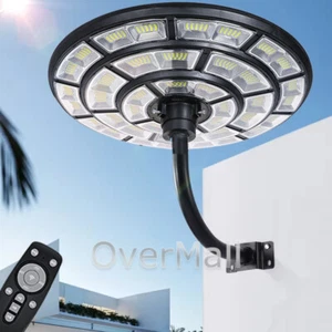 9900000lm LED Solar Street Lights Security Flood Lamp Motion Sensor Outdoor Wall - Picture 1 of 38