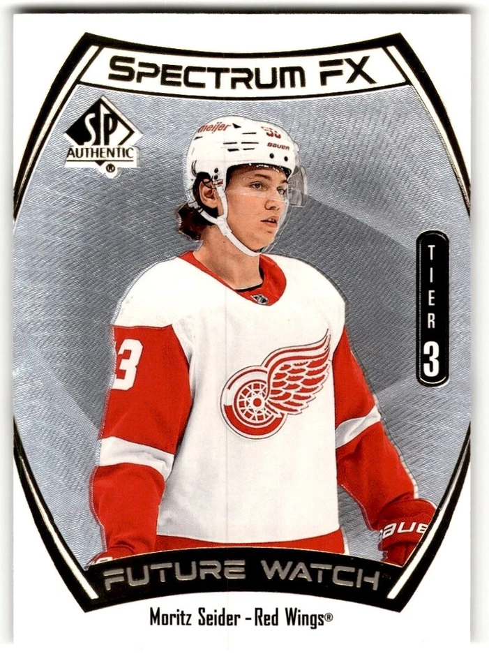 Moritz Seider 2021-22 SP Authentic Spectrum FX Future Watch Rookie #S-98 Detroit - Image 1 of 2