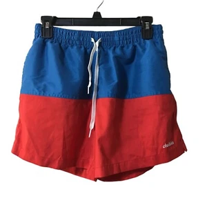 CHUBBIES RED BLUE PATRIOTIC COLOR BLOCK SWIM TRUNKS MENS MEDIUM - Picture 1 of 6