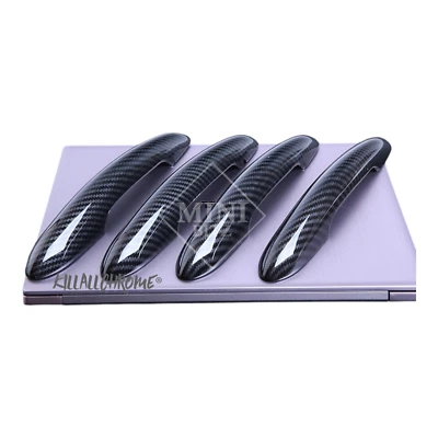 Copri maniglia porta MINI F60 F55 Carbon Look Cooper Countryman 5 porte UK STOCK - Immagine 1 di 2