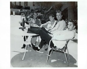 ELVIS PRESLEY Vintage 8x10 Photo w/Jimmy Velvet Stamped on back - Picture 1 of 1