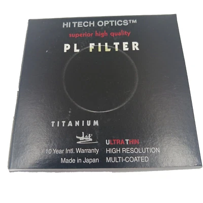 Hi Tech Optics 30mm PL Filter Titanium Ultra Thin Multi Coated High Quality NOS - Image 1 of 4