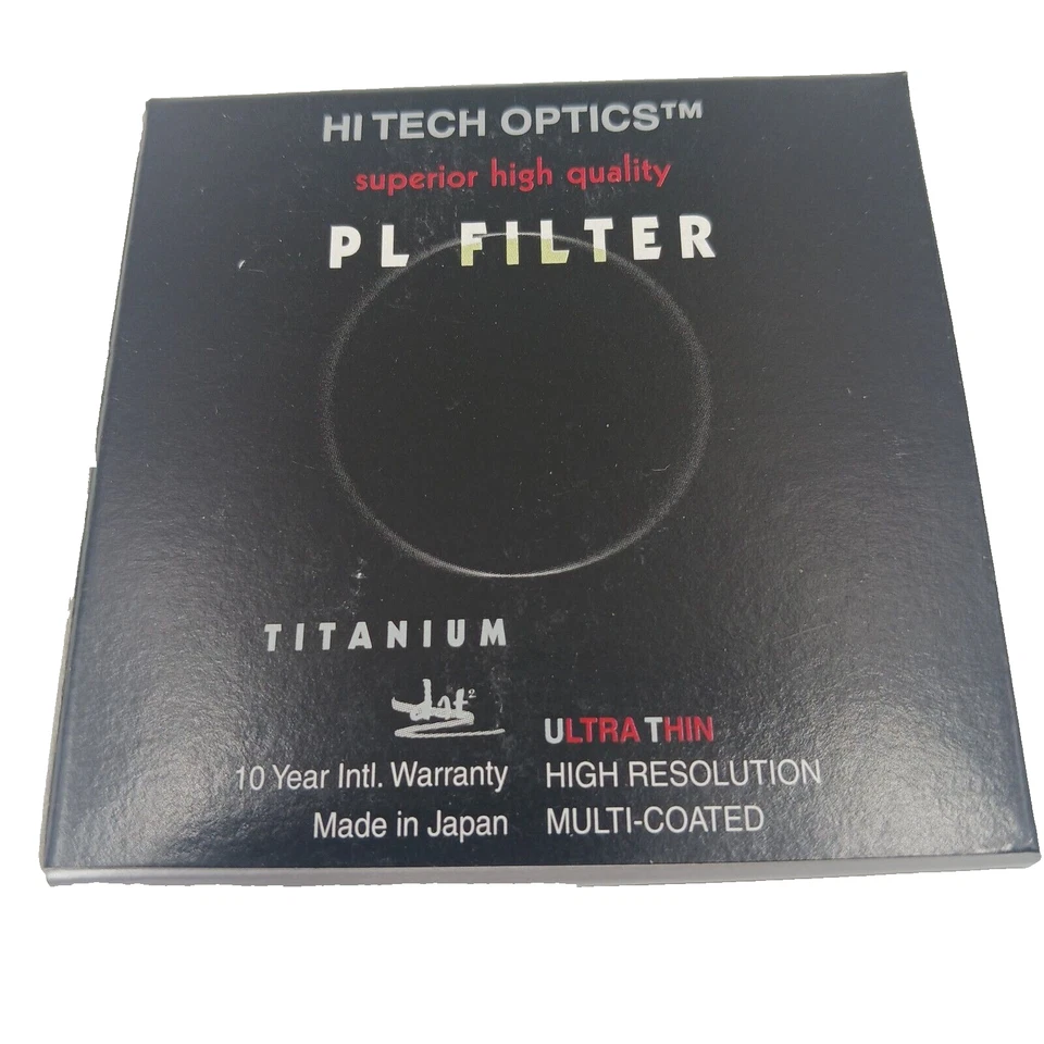 Hi Tech Optics 30mm PL Filter Titanium Ultra Thin Multi Coated High Quality NOS - Image 1 of 4