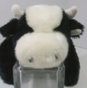 Dan Dee Collectors Choice Black 15in Cow Plush Pillow Floppy Squishy Cuddle Soft - Picture 1 of 6