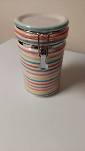 Metro Marketing Ceramic Canister W/Latching Lid. 48 oz. / 6 Cup - Picture 1 of 5