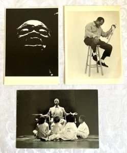 Lot of 3 Louis Armstrong Postcard 1948 1952 1955 Jazz Great Photograph - Picture 1 of 7