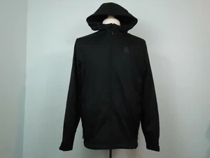 Gerry Men’s Windbreaker Jacket Hooded Logo Front Black Size M Medium - Picture 1 of 7