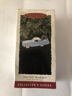 Ford Thunderbird 1993 Hallmark Keepsake Ornament 1956 autos clásicos estadounidenses Foto 1 de 4