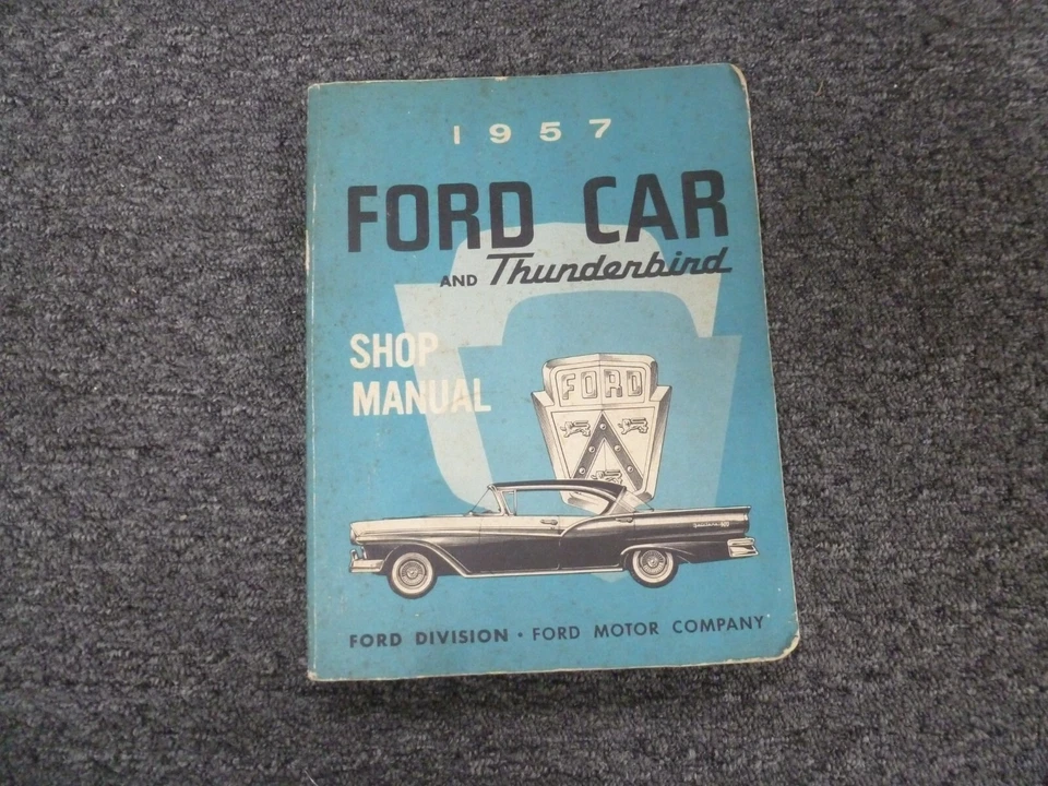 1957 Ford Country Squire Custom Fairlane Thunderbird Shop Service Repair Manual - Image 1 of 1