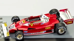 Ferrari 312T2 Scala 1:43 Gilles Villeneuve 1977 Modellino Formula 1 base e teca - Foto 1 di 12