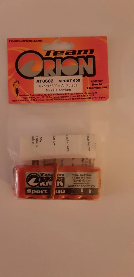 Carson Team Orion Emfänger Akku 600 mAh 6,0 Volt Artikel;13500 - Bild 1 von 1