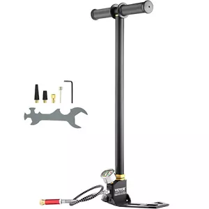 VEVOR 3 Stage PCP Air Gun Rifle Filling Stirrup Pump 1/8 BSP 4500PSI Hand Pump - Picture 1 of 12