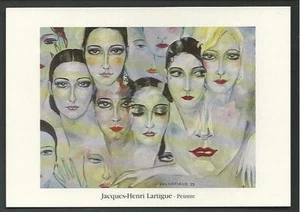 Jacques Henri Lartigue : cartolina invito a Mostra del 1994 a L'Isle-Adam - Picture 1 of 1