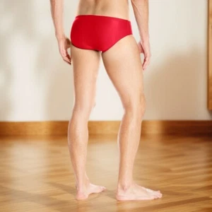 Speedo Mens Comfort Stretchable Training Solar 1 Inch Swim Red Size 34 NWT - Picture 1 of 3