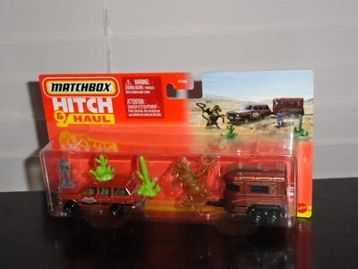 MATCHBOX 2024 HITCH & HAUL MBX RODEO 1988 JEEP WAGONEER/MBX PONY TRAILER DIECAST - Image 1 of 4