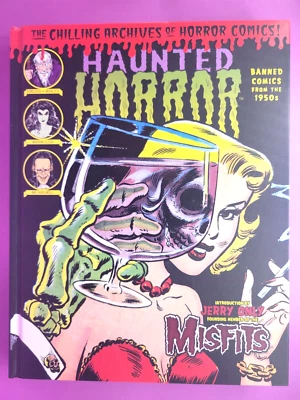 HAUNTED HORROR BANNED  1950'S  CHILLING ARCHIVES HORROR COMICS! HARDCOVER  24K - Image 1 of 2