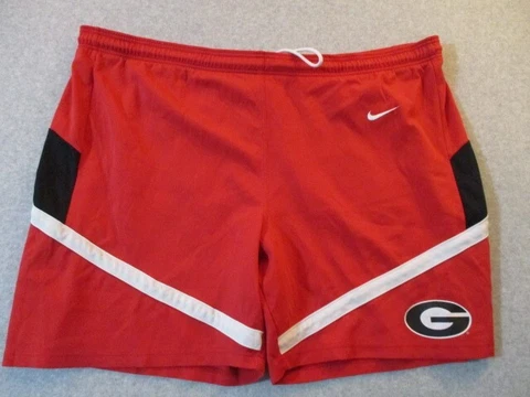 Georgia Bulldogs Nike Shorts Men's Red Black White 2XL Basketball Cover