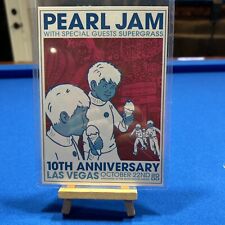 PEARL JAM 2000 Ames Bros 5" x 7" mini concert poster postcard LAS VEGAS 10th ANN