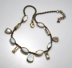KR SILPADA Necklace signed Natural Stone chunky twist chain statement AT14 - Picture 1 of 14