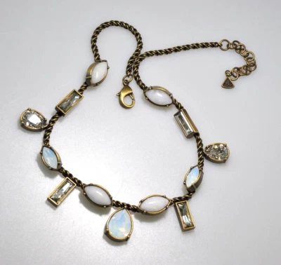 KR SILPADA Necklace signed  Natural Stone chunky  twist chain statement AT14 - Image 1 of 4