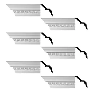 Renovator's Supply Ornate Cornice White Urethane Saint Denis Design 6 Pieces To - Picture 1 of 1
