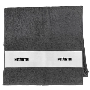 Handtuch Notärztin Schriftzug Geschenkidee Notärztin Geschenk Präsent Mitbringse - Bild 1 von 33