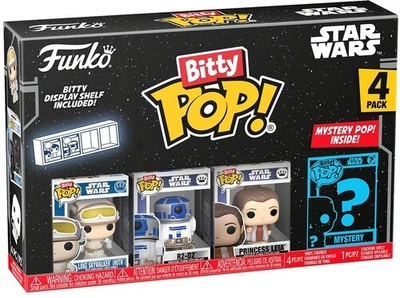 Funko Bitty POP!: Star Wars: El Imperio Contraataca S2 - Paquete de 4 Luke [Juguete Nuevo] Foto 1 de 4