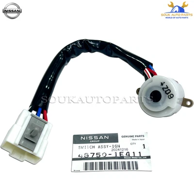 48750-1E411 Genuine Nissan SWITCH ASSY-IGNITION 487501E411 OEM I30 - Image 1 of 3