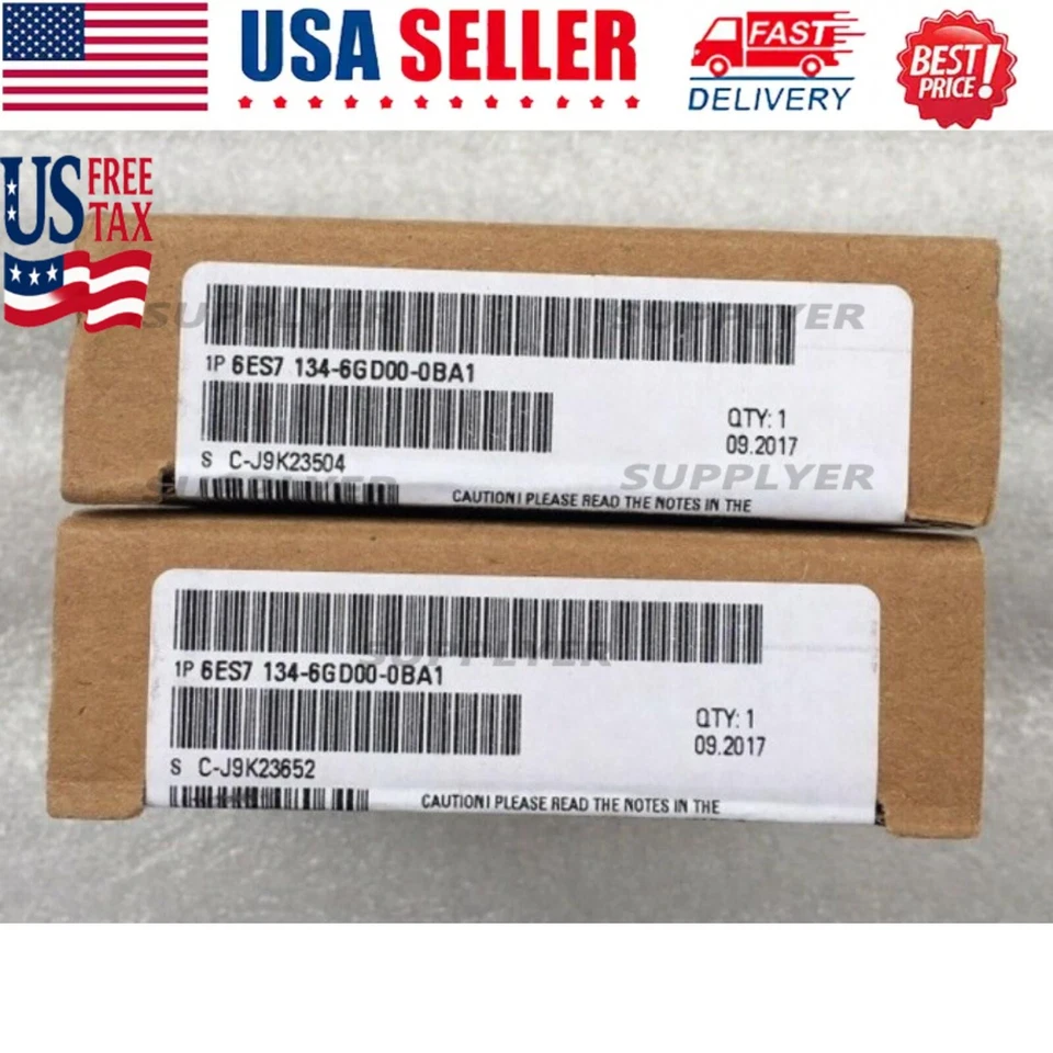 New In Box SIEMENS 6ES7134-6GD00-0BA1 Analog Input Module 6ES7 134-6GD00-0BA1 - Image 1 of 4