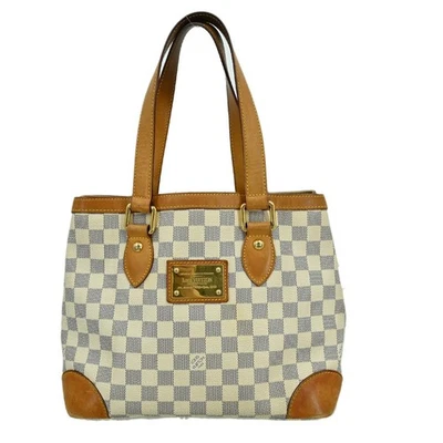 Louis Vuitton Damier Azur Hampstead PM Tote Handbag N51207 MI0018 YQ02661 - Image 1 of 4