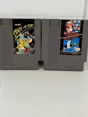 Paquete NES de segunda mano 1985 - Cartuchos Mario Bros & Skate Or Die. Foto 1 de 4