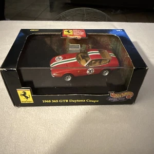 Ferrari 365 GTB Daytona Coupè 1968 livrea rossa racing 1/43 Hot Wheels - Foto 1 di 9