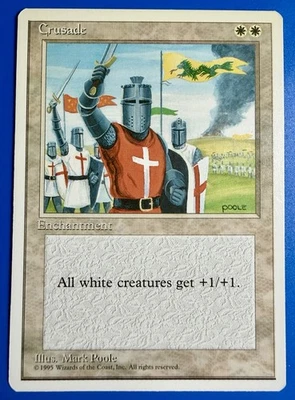 1 BANNED MTG Magic The Gathering Crusades | Fourth Edition 4ED | NM - Image 1 of 4