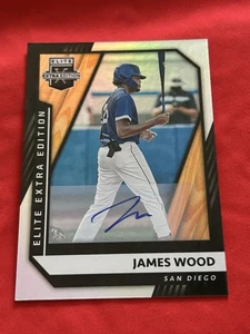 2021 Panini Elite Extra Signed Autograph Auto James Wood Card Nationals - Bild 1 von 6