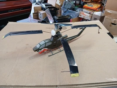 Cox  4502 Free Flight Helicopter ATTACK COBRA Estate Find Free Shipping  - Image 1 of 4