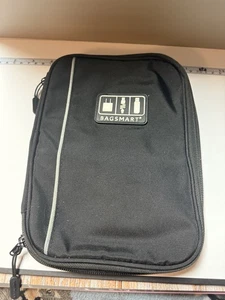 BagSmart Tech Cable Organizer Card Game Holders Black EUC - Afbeelding 1 van 5