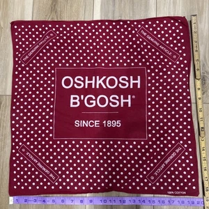 OshKosh B'Gosh rotes Bandanna Union Made in USA - Bild 1 von 4