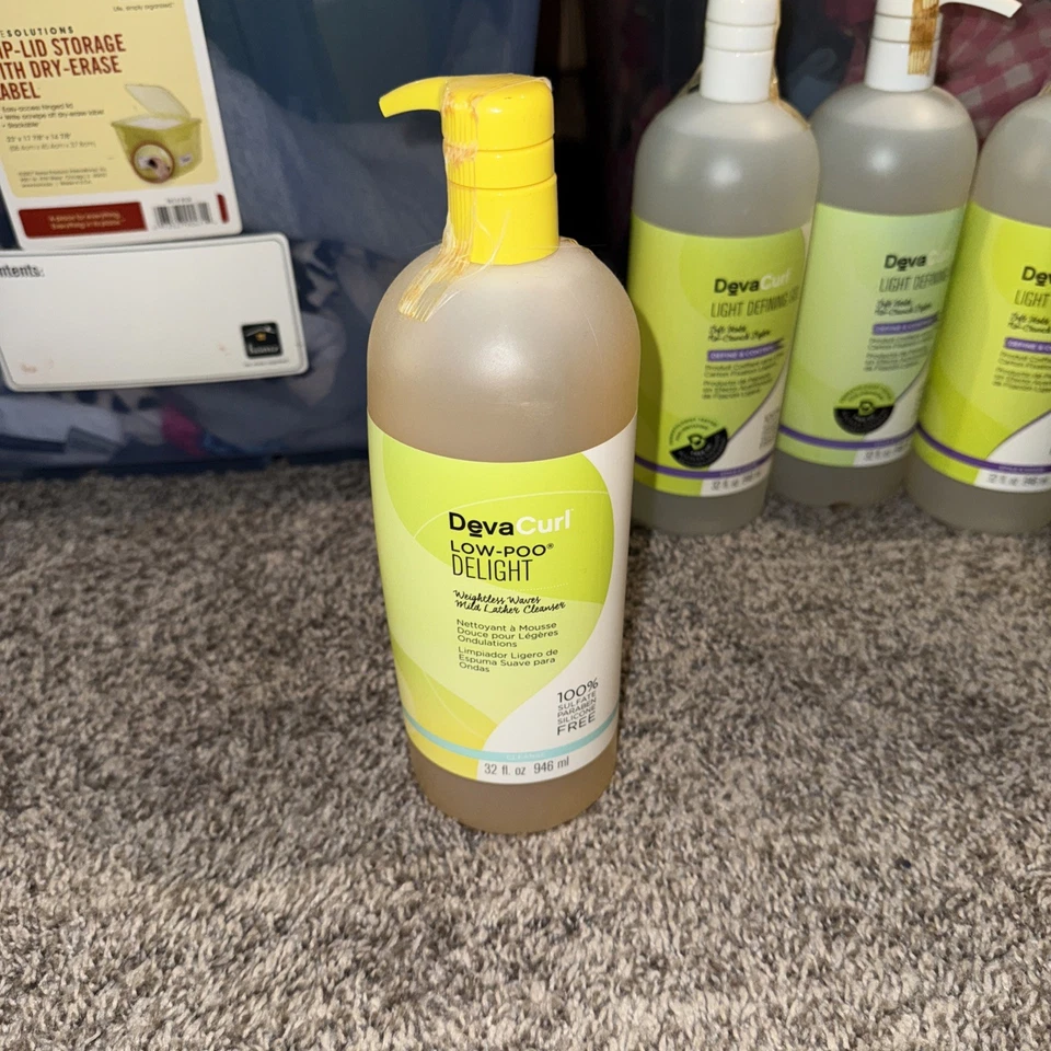 Deva Curl Low Poo Delight Weightless Waves Mild Lather Cleanser 32oz New - Image 1 of 1