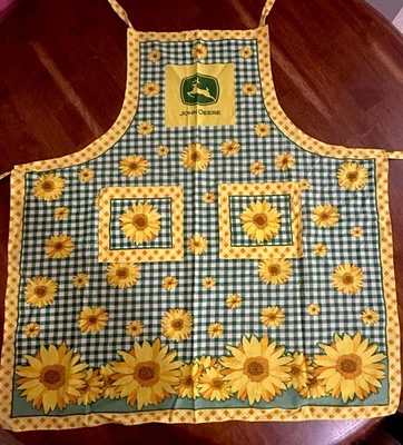 Delantal John Deer cosido a mano nuevo Foto 1 de 2