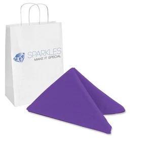 150 pcs 20"x20" inch Polyester Cloth Napkin - Purple - Wedding Linen nf - Picture 1 of 6