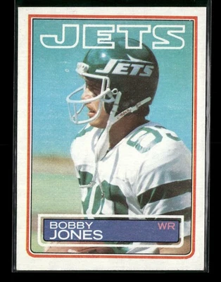 1983 Topps #344 Bobby Jones New York Jets - Image 1 of 2