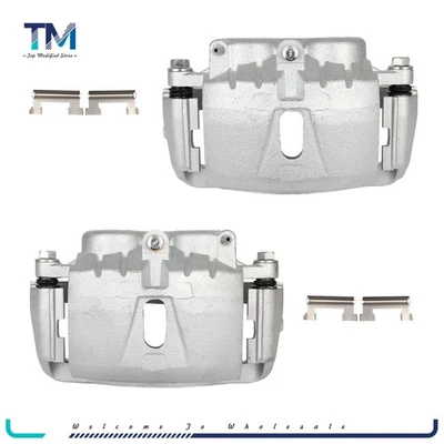 Par de pinzas de freno delanteras con soporte para Chevrolet Express 3500 2006-2020 PBV Foto 1 de 4