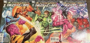 Blackest Night Tales of the Corps #1-3 set completo alta qualità DC Comics - Foto 1 di 3