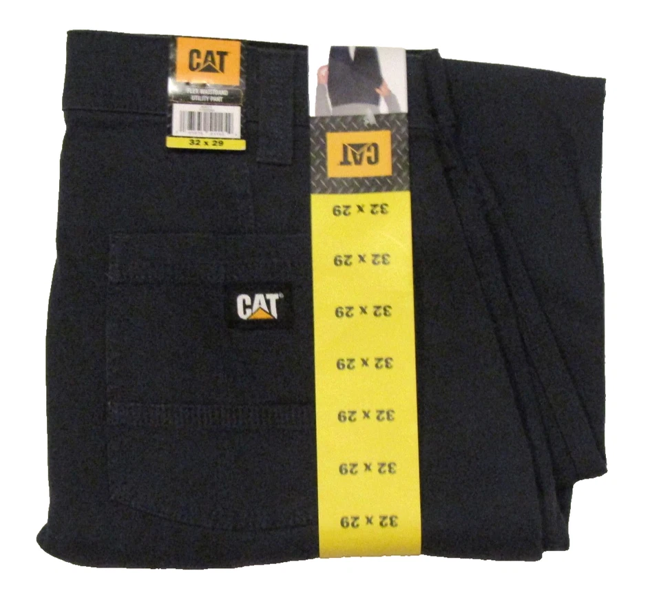 Cat Men's Flex Waistband Utility Pants Navy Size 32x29