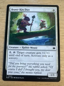 MTG-Brave-Kin Duo Bloomburrow(NM)#03 - Picture 1 of 2