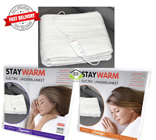 Staywarm  Superior Quality Luxury Electric Heated  Under blanket Single or King