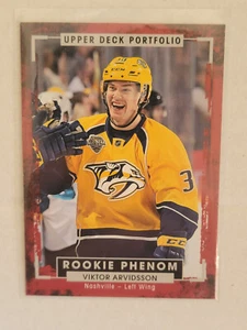 VIKTOR ARVIDSSON 2015 Upper Deck Portfolio Rookie Phenom #222.  PREDATORS - Picture 1 of 1